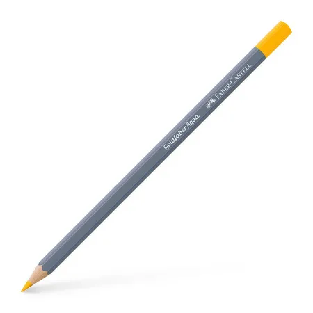 Faber-Castell Goldfaber Aqua Aquarellstift, Farbe 108 kadmiumgelb dunkel