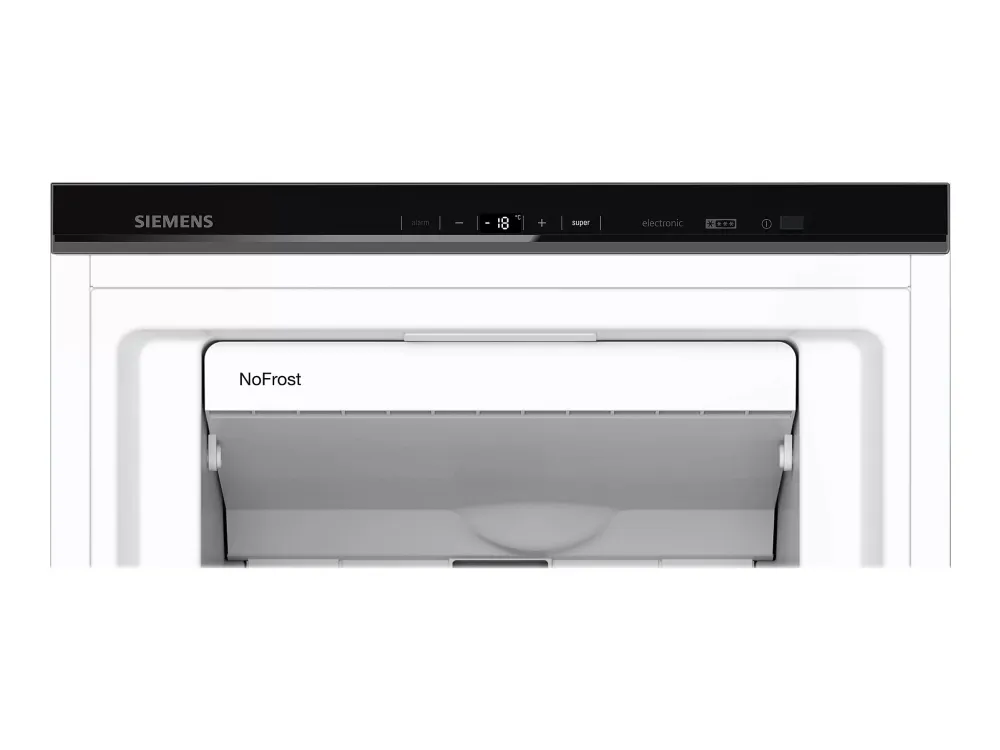Siemens iQ500 GS36NAWEP - Fryser - stående - bredde: 60 cm - dybde: 65 cm - højde: 186 cm - 242 liter - Klasse E - hvid