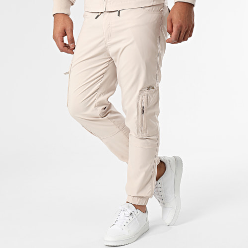 Ensemble Veste Et Pantalon Cargo Beige