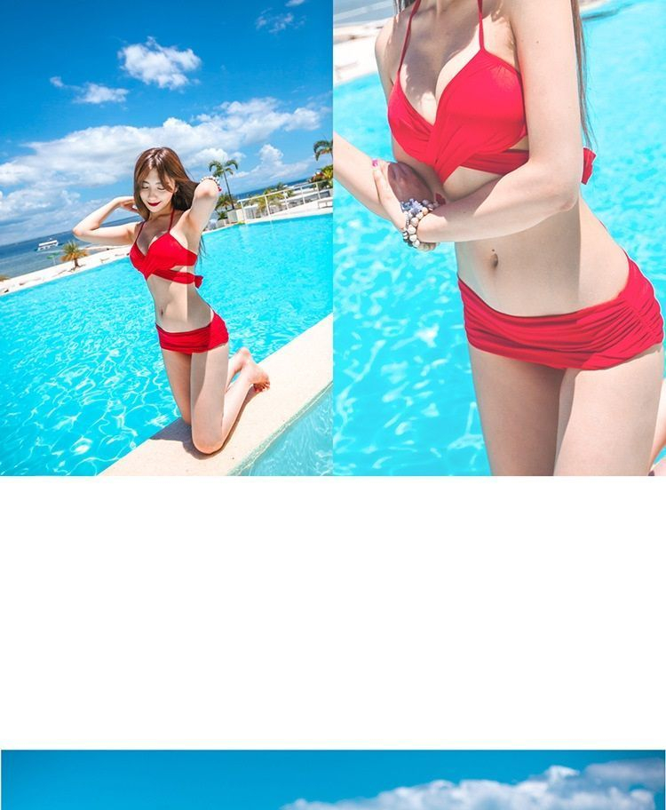rongira - Cross Strap Bikini