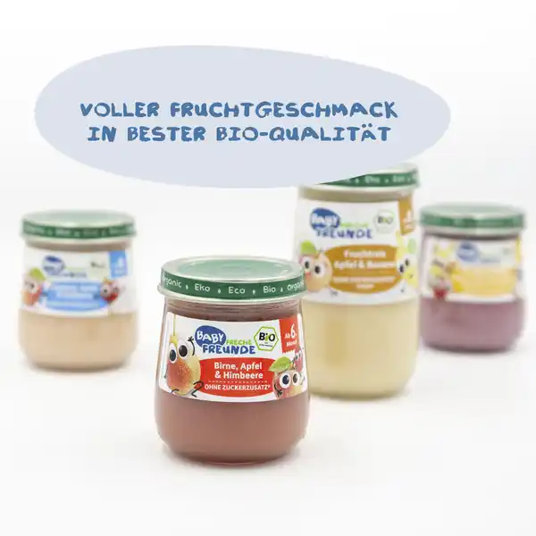 Bio Baby Birne, Apfel & Himbeere