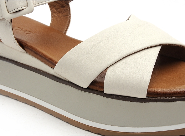 Inuovo nu pieds plats femme 983004 blanc