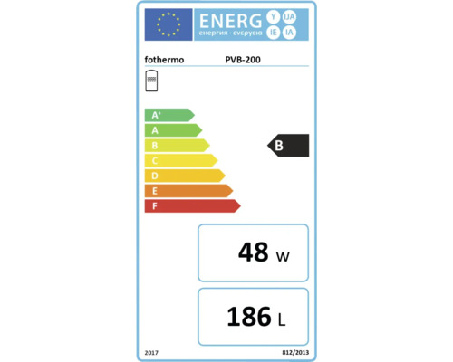 Fotovoltaïsche stand-alone boiler 200 liter