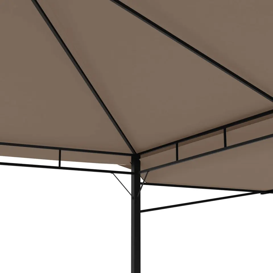 vidaXL - Tuinhuisje - Taupe - Polyester