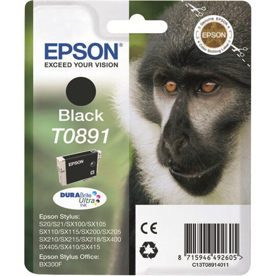 Epson Monkey Encre noire DURABrite Ultra Singe T0891