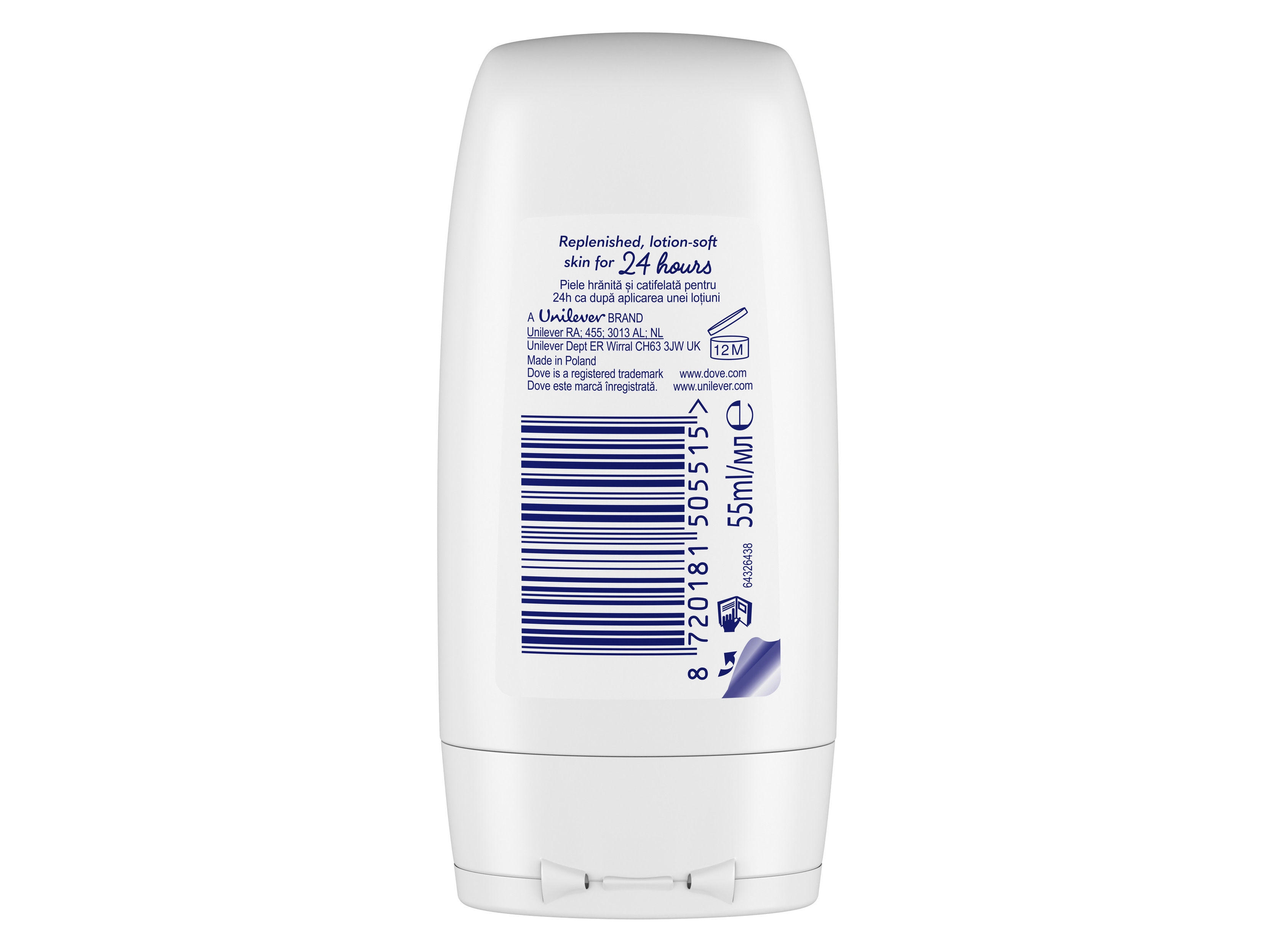 GEL DE BANHO DOVE ADVANCED DEEPLY NOURISHING 55ML