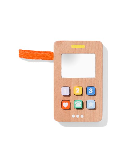 téléphone bois 11x6.5x2