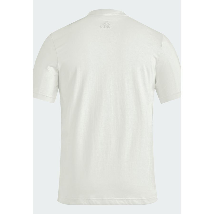 Adidas T-shirt avec logo brodé linéaire en jersey Essentials