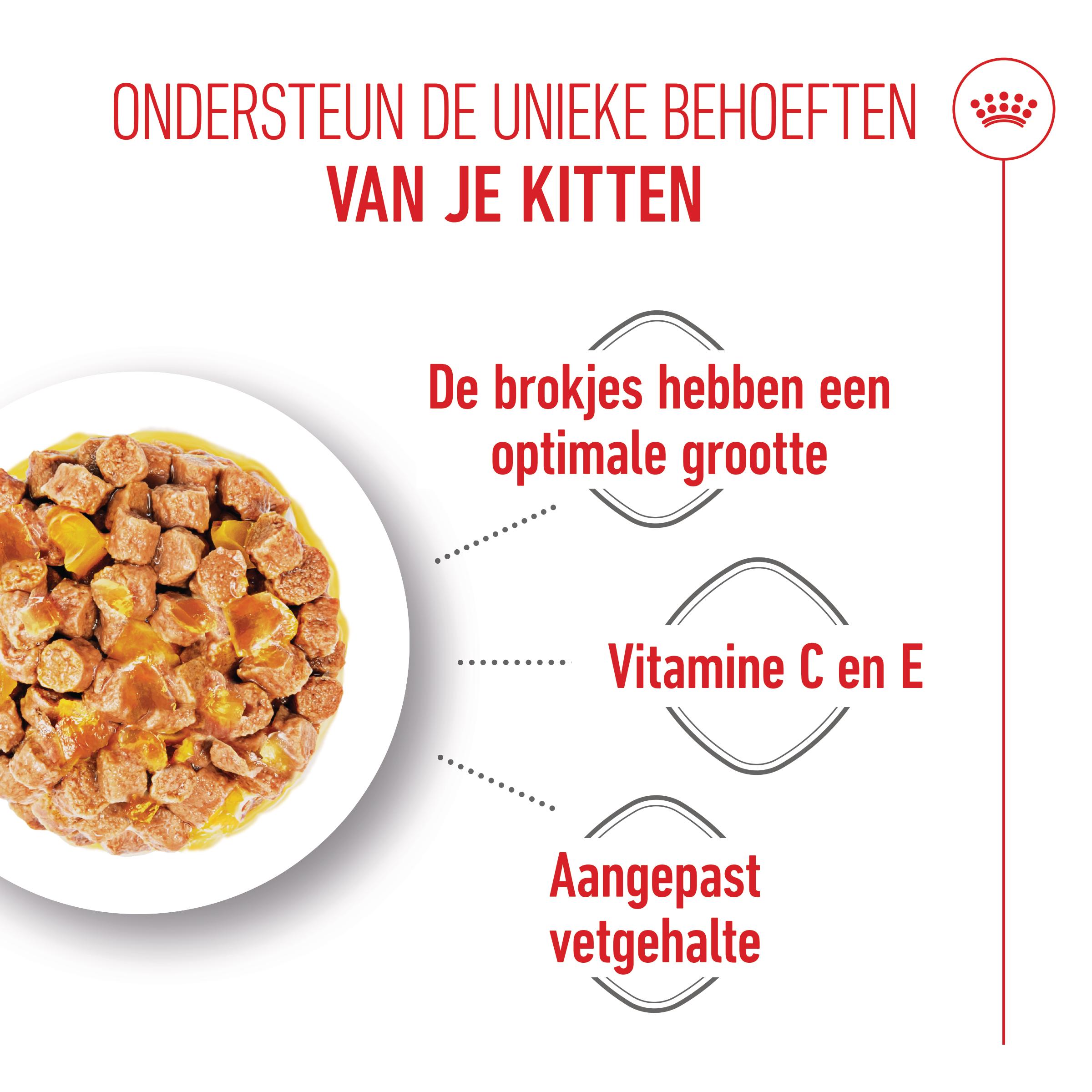 Royal Canin Kitten Sterilised in Jelly - Maaltijdzakje