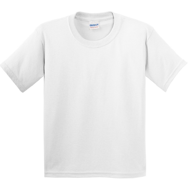 Short Manga Básica Camiseta Con Algodón Grueso Gildan