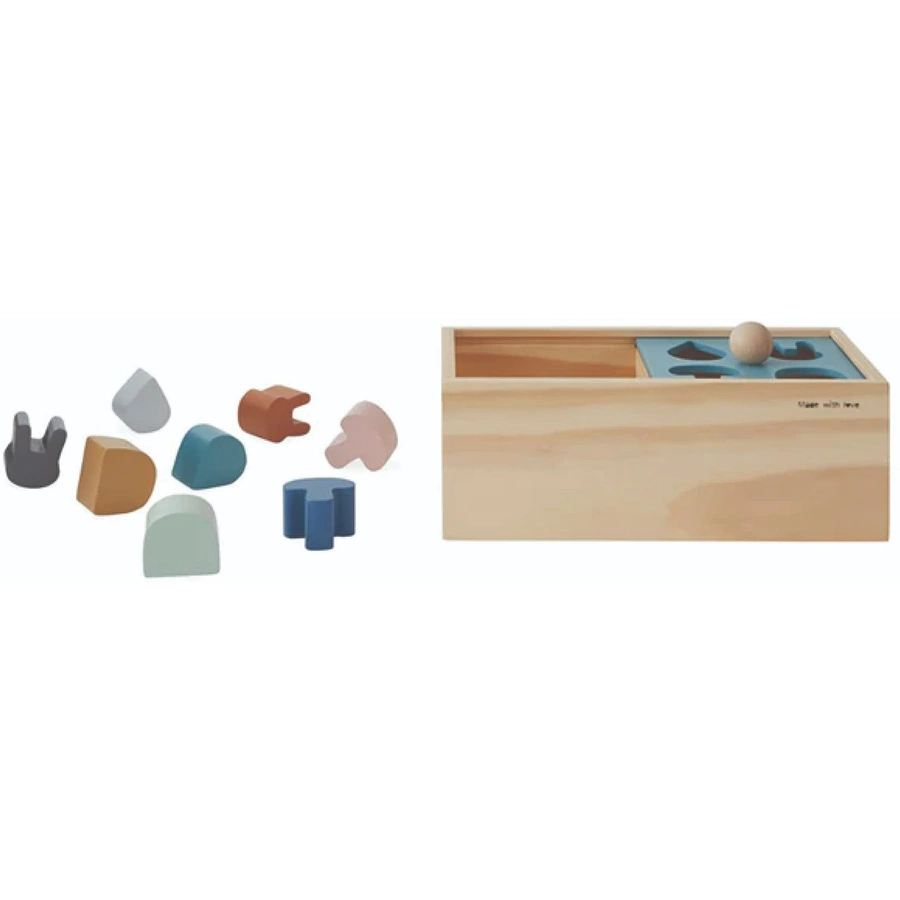 OYOY Holzspielzeug Wooden Puzzle Box Nature