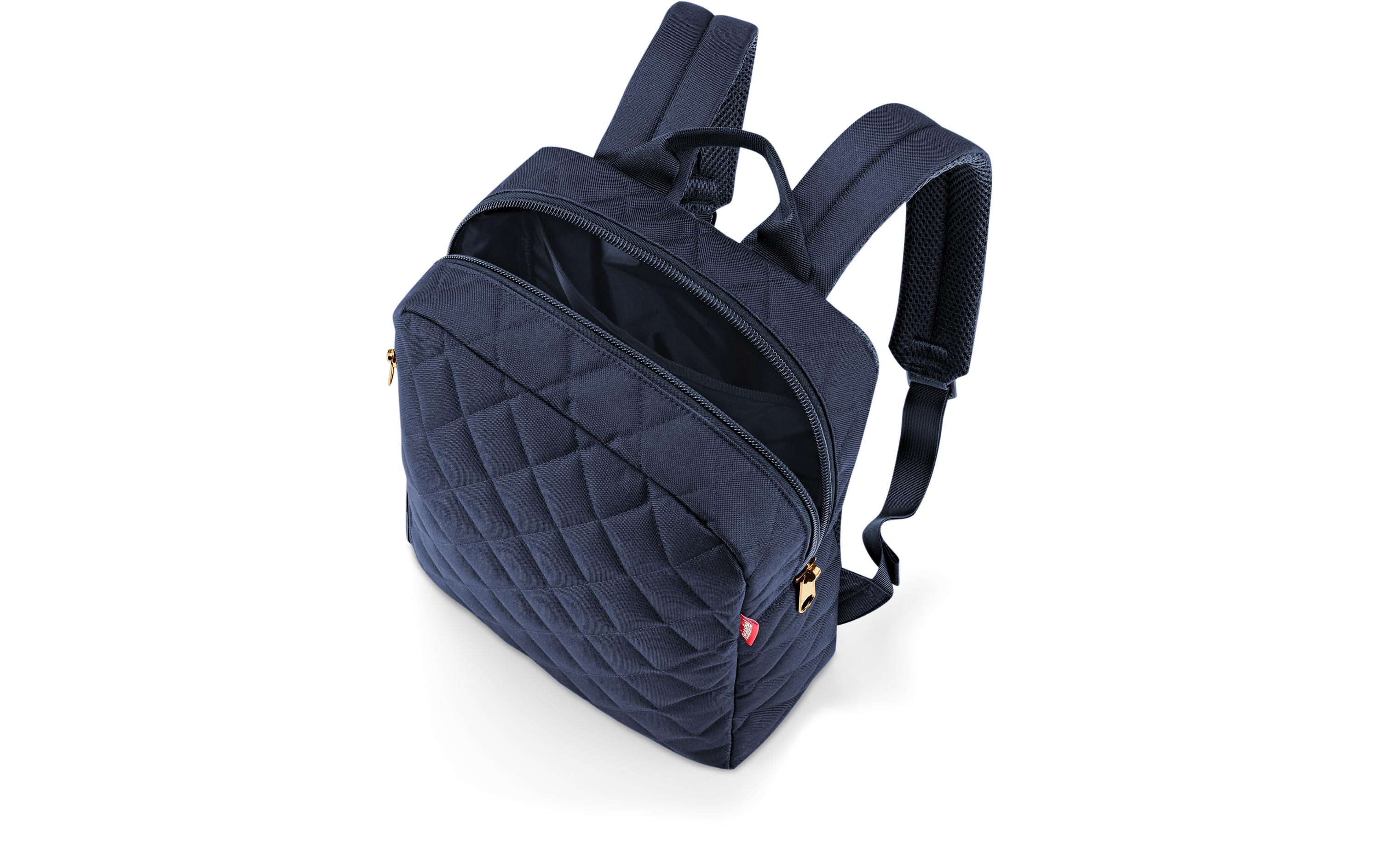 Rucksack Classic Backpack M Rhombus Midnight GoldRucksack im Unisex-Look