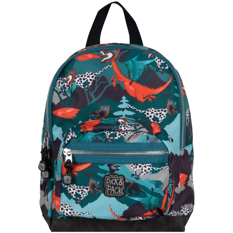 Pick & Pack Rucksack Forest Dragon S Silver