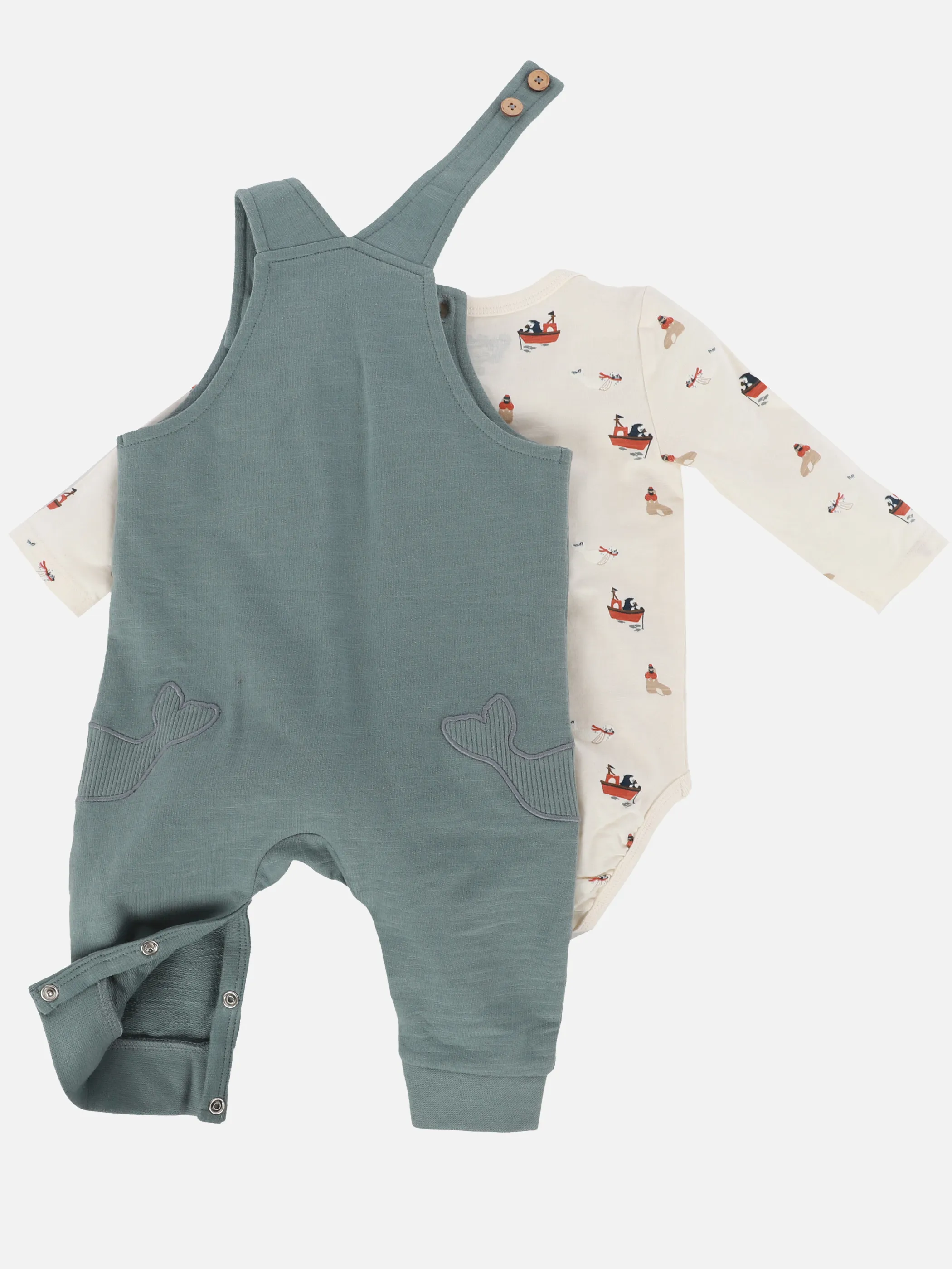 Baby Jungen Strampler mit Longsleeve