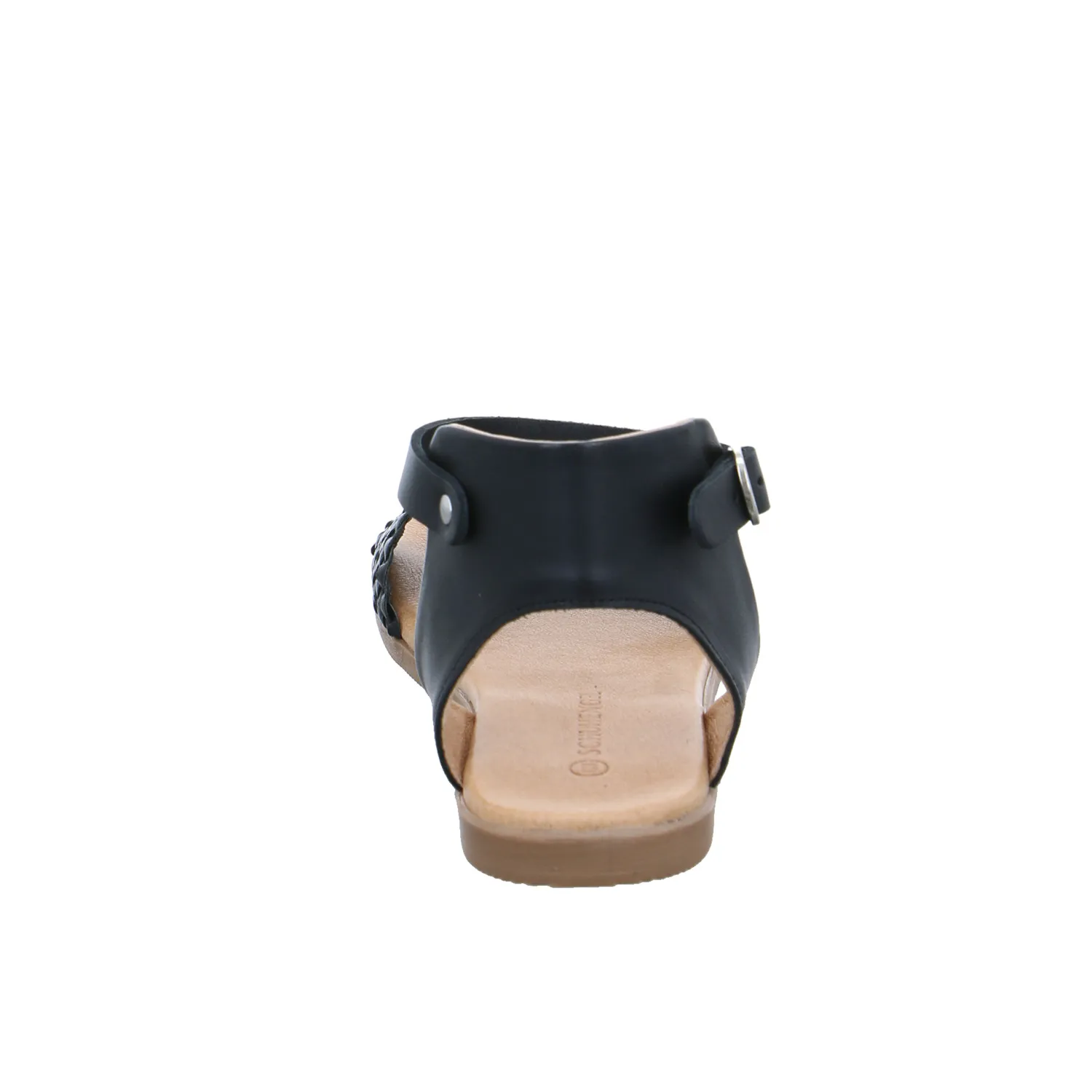 SCHUHENGEL Sandalette Schwarz Leder