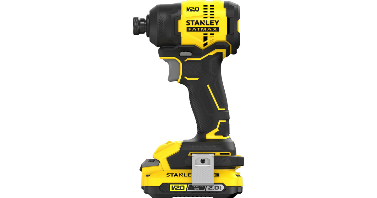 StanleyFATMAX V20 18V Slagschroevendraaier  (Zwart/geel, Accu en oplader inbegrepen, met koffer)