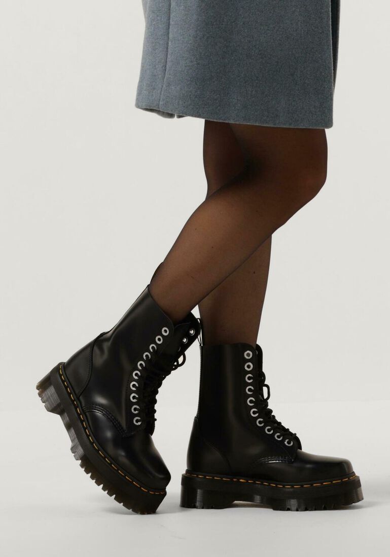 DR MARTENS zwarte dr martens veterboots 1490 quad squared