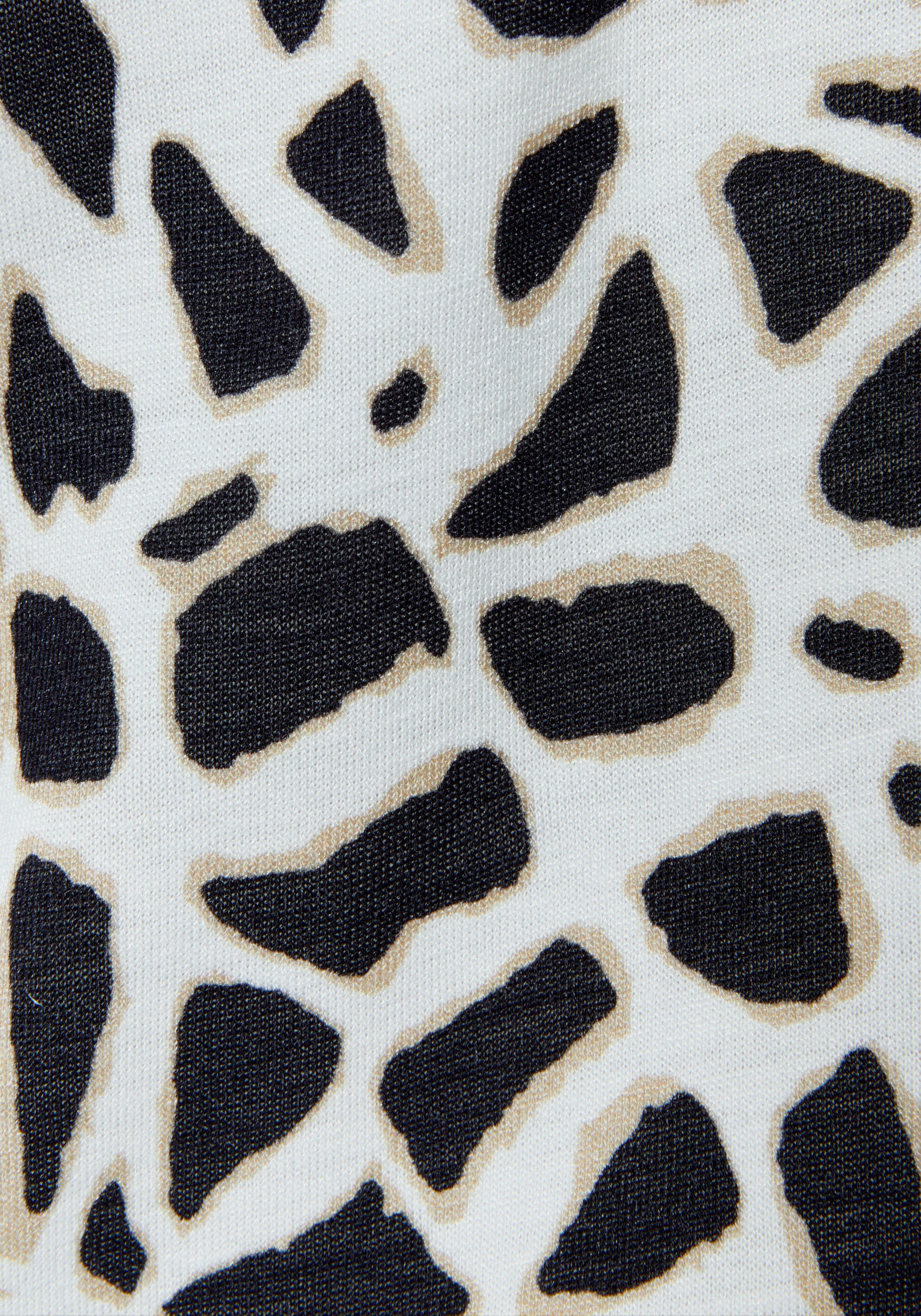 LASCANA Jerseykleid mit Animalprint, kurzärmliges Sommerkleid, casual-chic