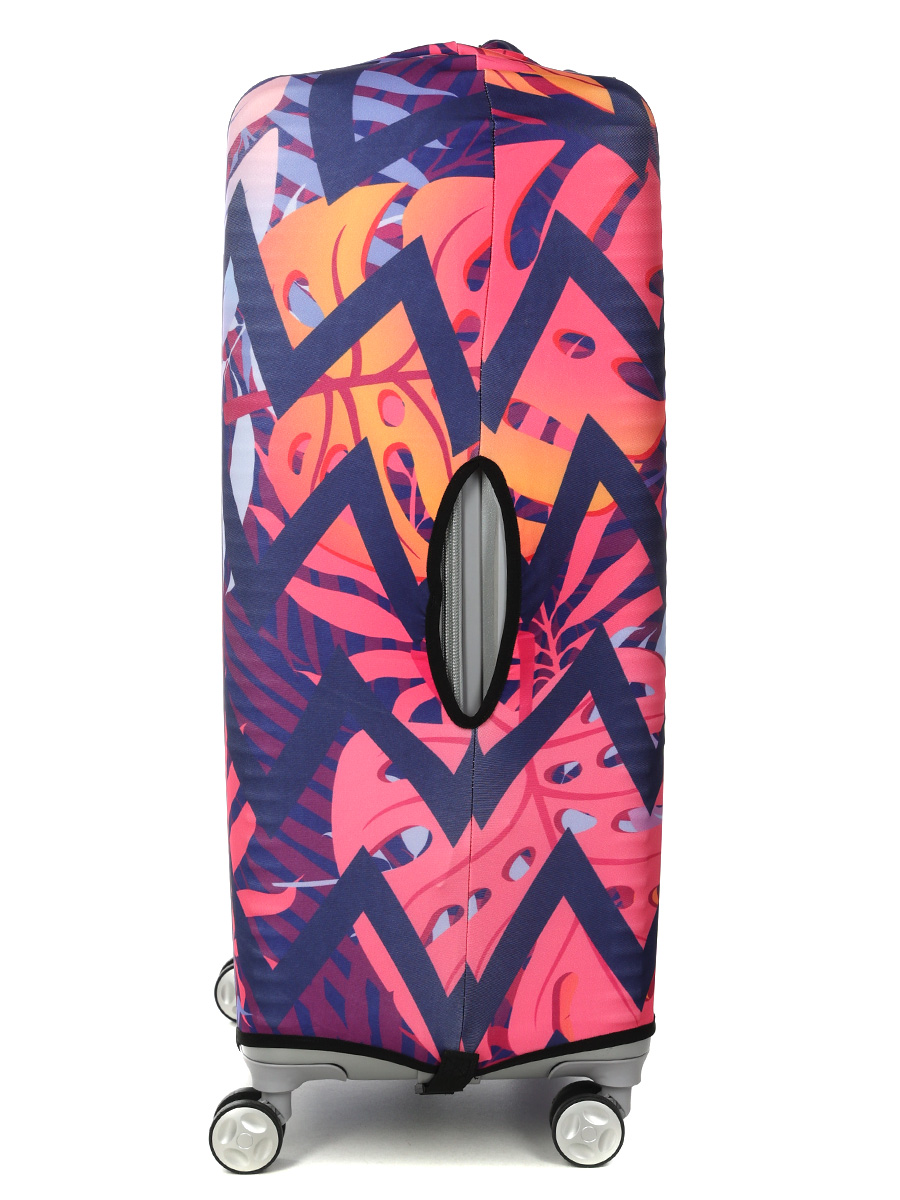 Housse de valise Periea Purple Zigzag L