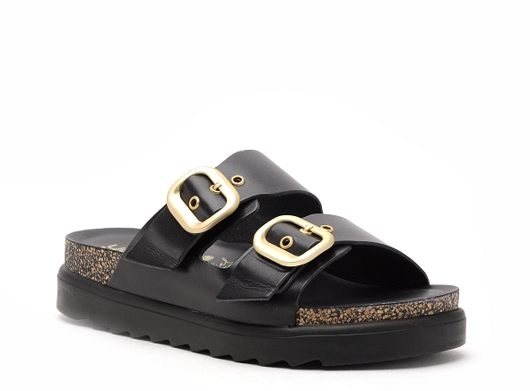 Yokono mules et sabots plats femme tunez 130 noir