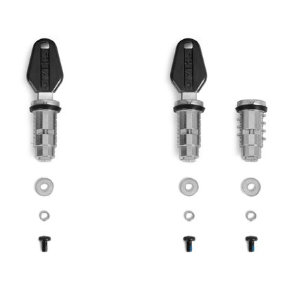 Clé Shad x2 + 3 barillets TR40+TERRA