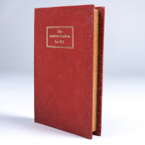 Buch-Tresor 'Lexikon', B 14 cm, H 21 cm, L 3 cm von fischer's lagerhaus