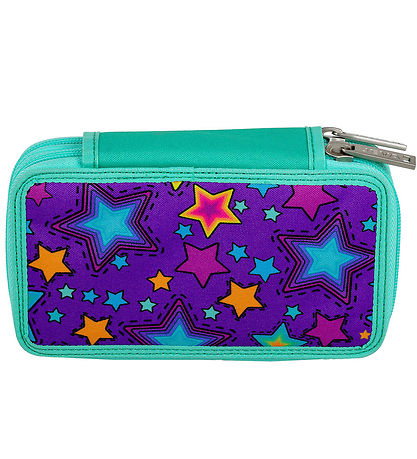 Jeva Federtasche m. Inhalt - Twozip - Rainbow Unicorn Candy