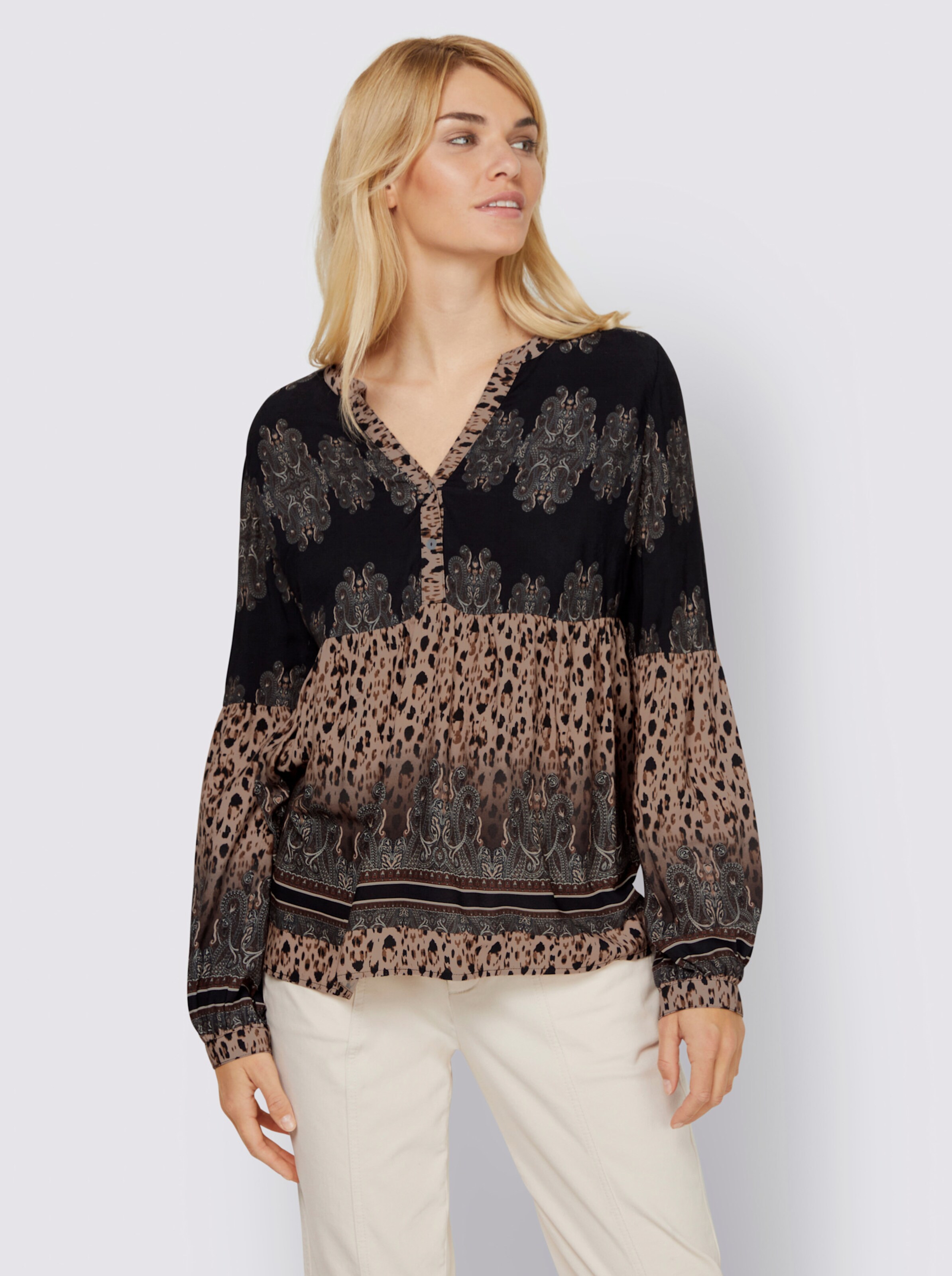 Druckbluse