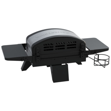 Jamestown Braxton gasbarbecue tafelmodel metaal zwart 46 x 33 cm