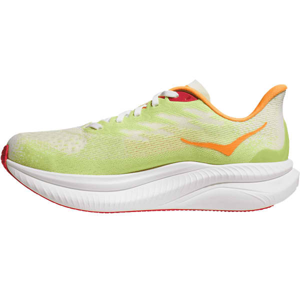 Chaussure running HOKA ONE ONE MACH 6 W WHITE / LETTUCE