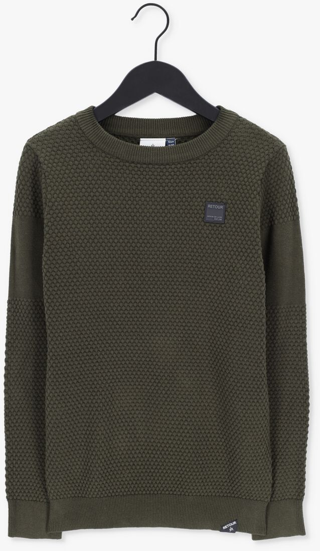 RETOUR donkergroene retour sweater eric
