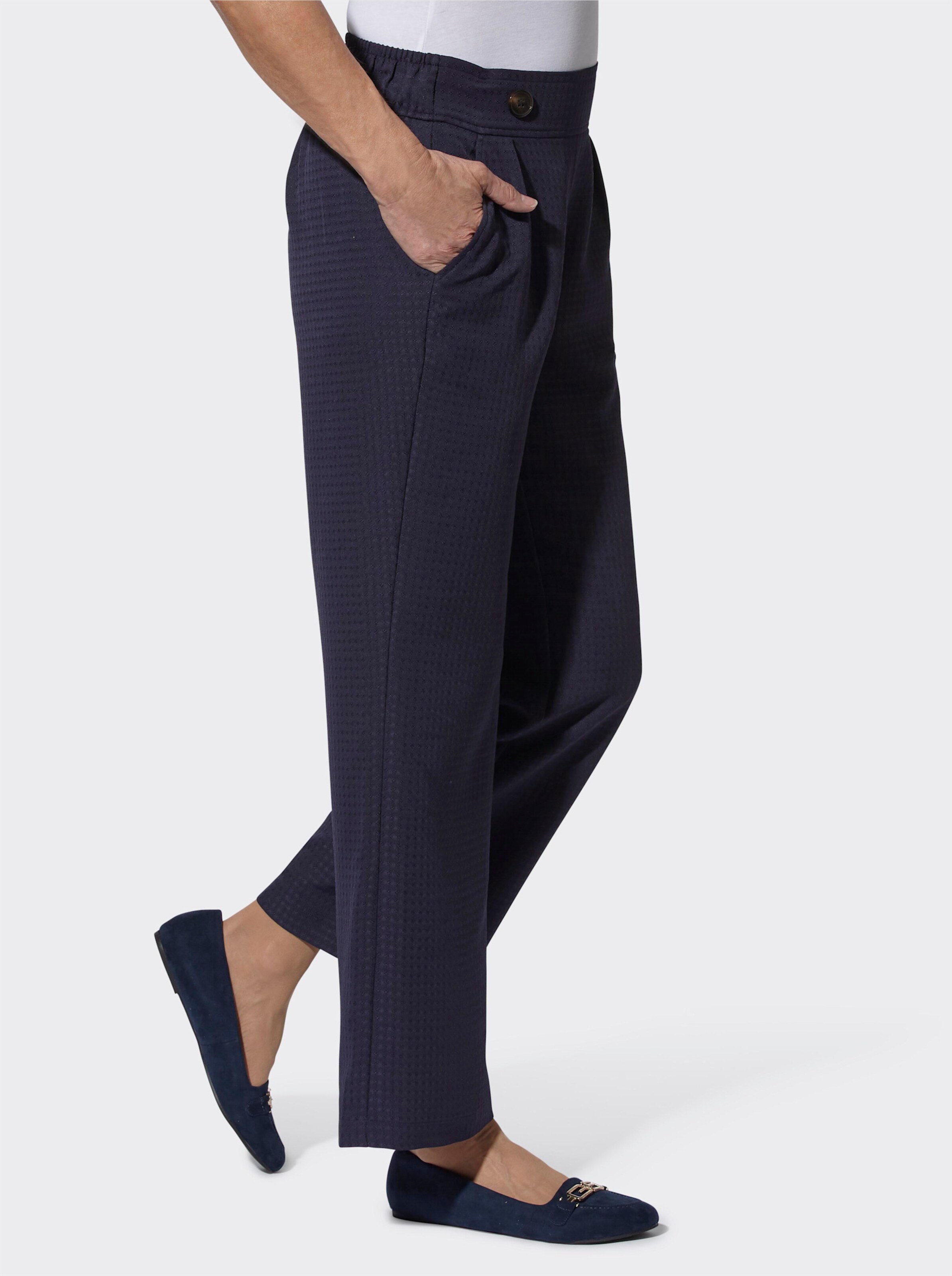 Hose im Jacquard-Muster
