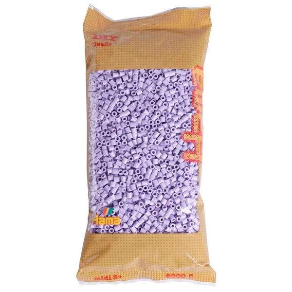 Køb HAMA Midi Perler 6000 stk Lys Lavendel
