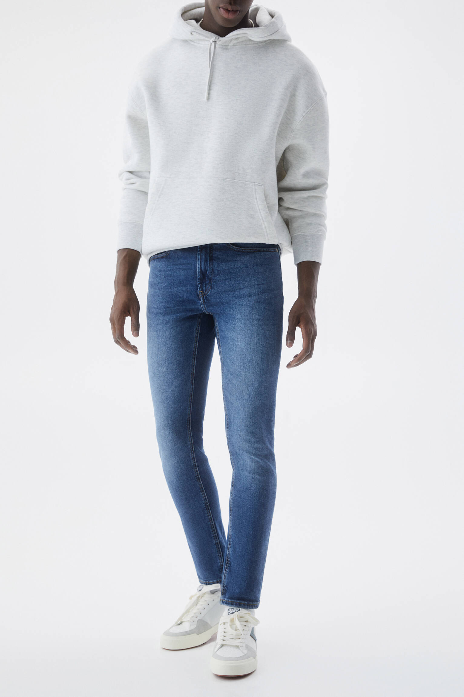 CALÇA JEANS SLIM COMFORT - AZUL MÉDIO