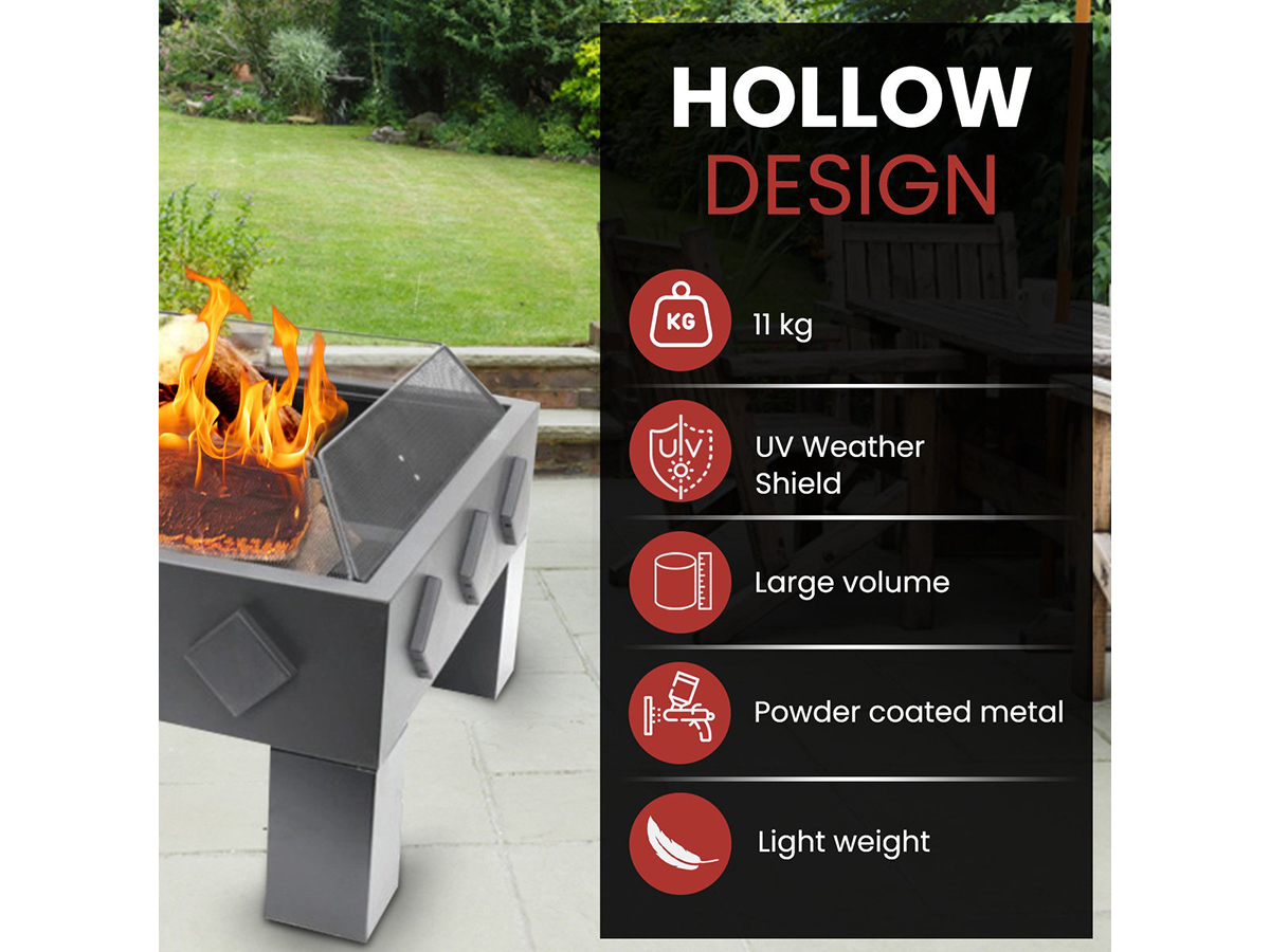 Heat Outdoor Living Kvadrat vuurschaal
