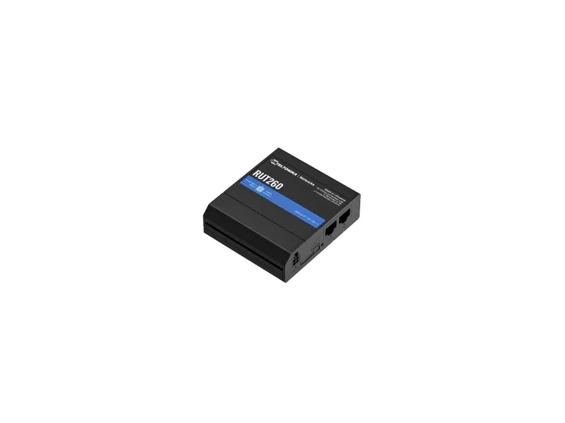 Teltonika RUT260 - Trådløs router - WWAN 2,4 GHz - 3G, 4G - DIN monterbar på skinne