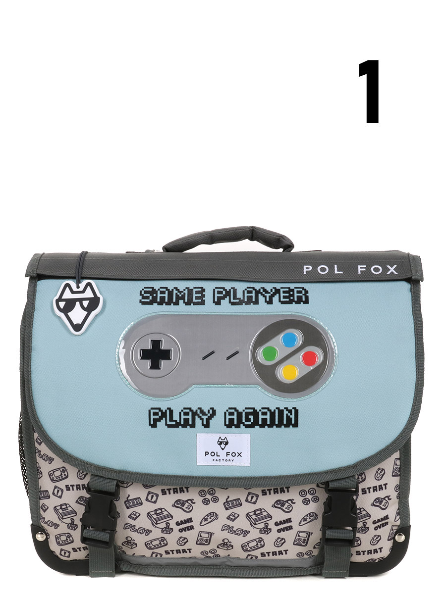 Cartable RÀversible Pol Fox Gamer 38 cm
