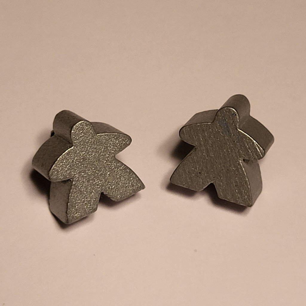 Meeples en fête ! Boucles d’oreilles puce - Argent