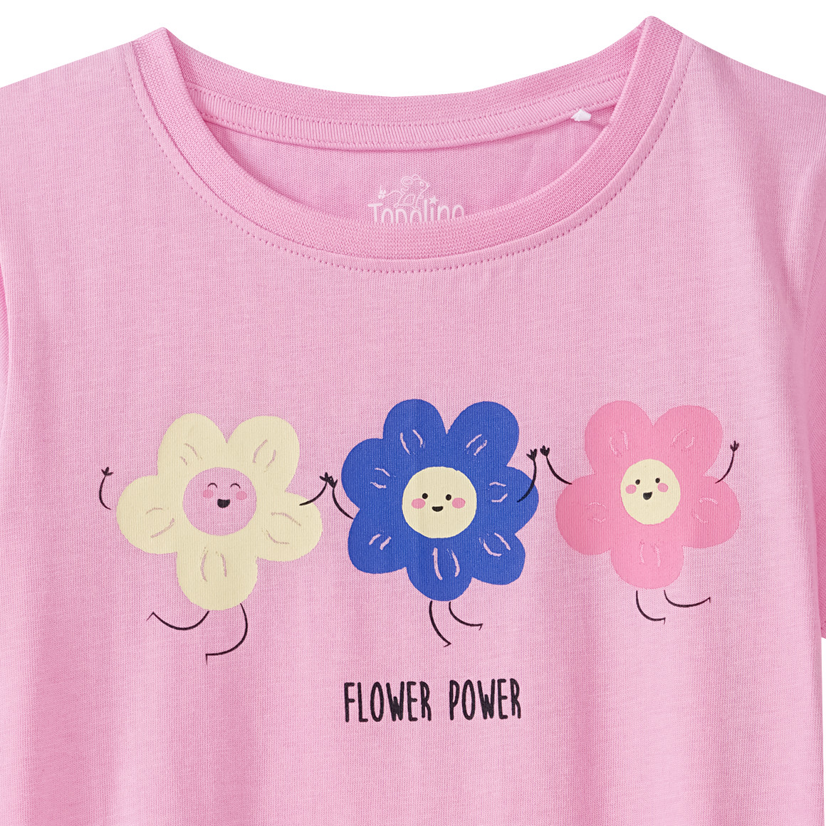 Topolino Mädchen T-Shirt mit Blumen-Print rosa