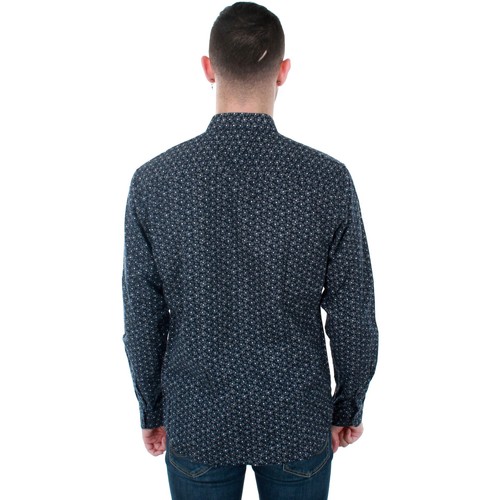 Jack & Jones - 12148047 JPRFORMAL MIX SHIRT LS NAVY BLAZER SLIM FIT Azul