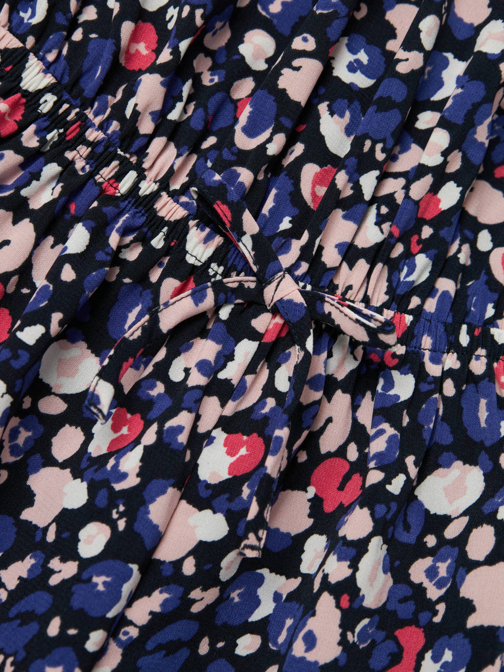 NAME IT playsuit NKFVINAYA met all over print donkerblauw/roze/wit