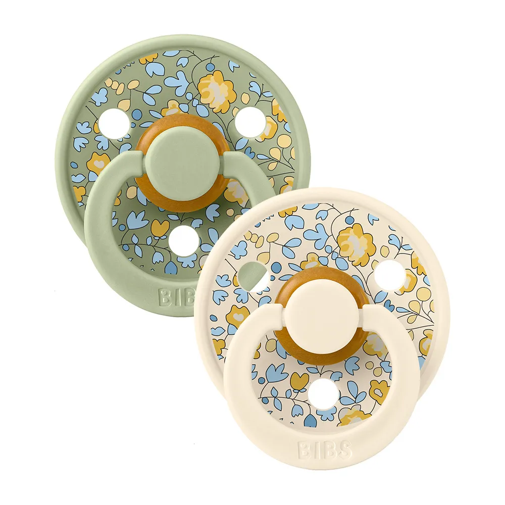 BIBS x Liberty Colour Latex Rund Eloise - Sage Mix - flere størrelser