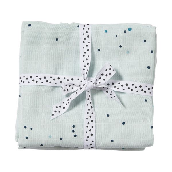 Done By Deer Dreamy Dots Wikkeldoek Mustard 2 Stuks
