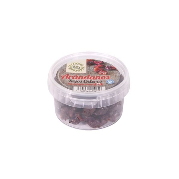 Sol Natural Mirtilos Vermelhos do Canadá Sem Açúcar Bio 125g
