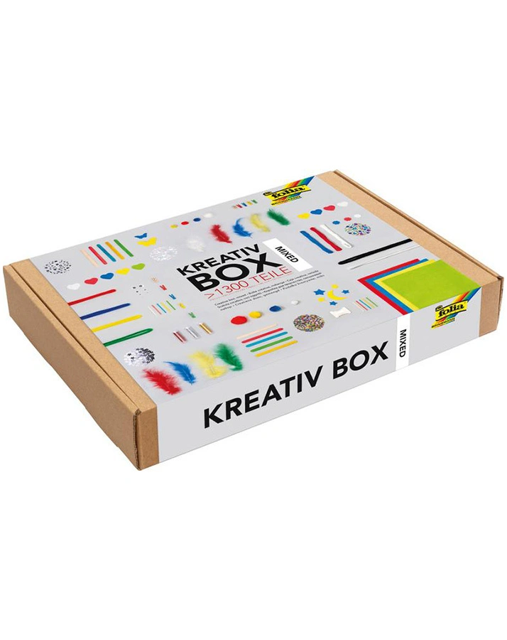 Bastel-Set KREATIV BOX MIX 1300-teilig in bunt