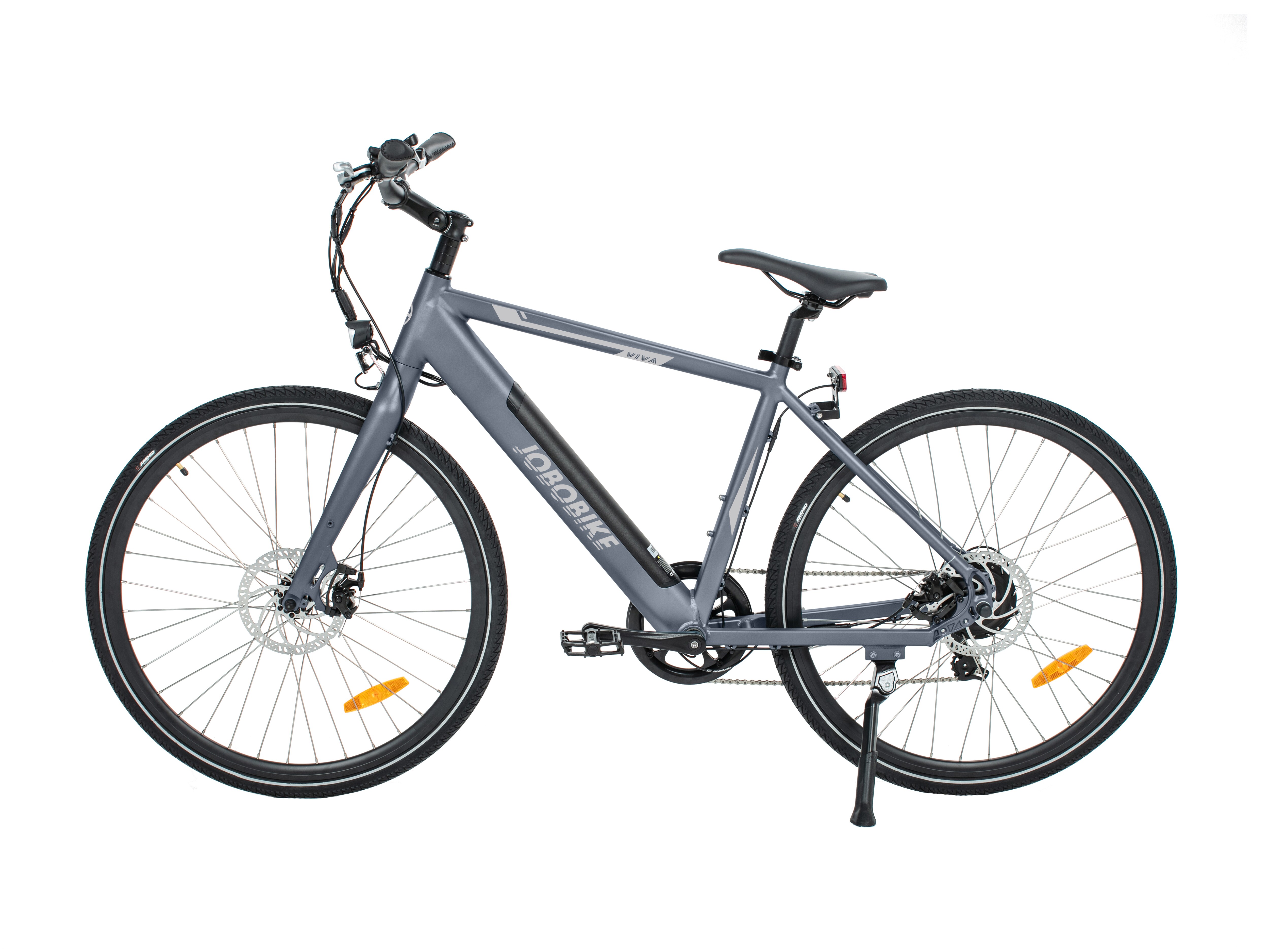 JOBOBIKE, Viva E-Bike, 27.5 Zoll Reifen, 250 W Motor, hellgrau, versch. Farben