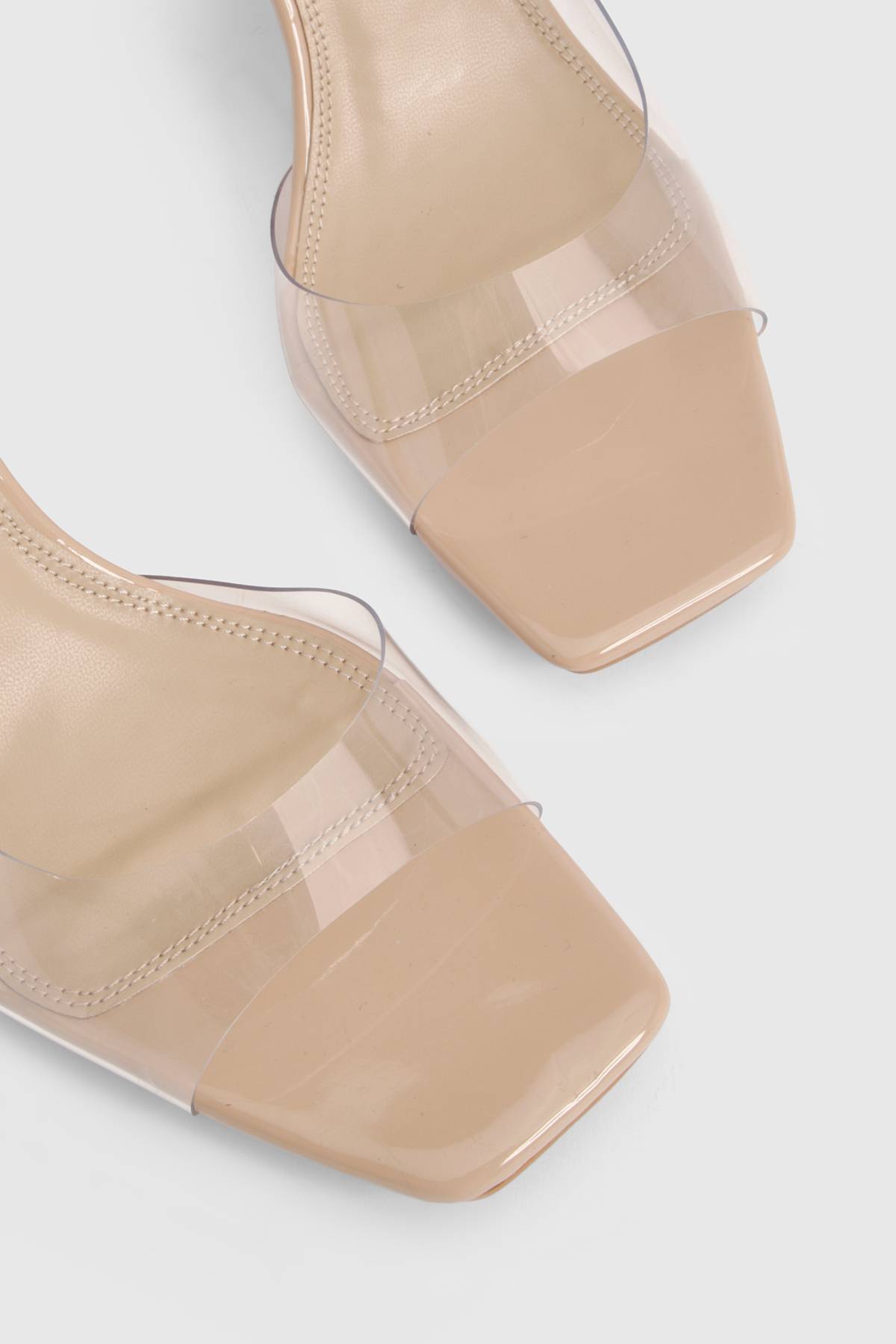 boohoo Escarpins À Bride Arrière Transparents