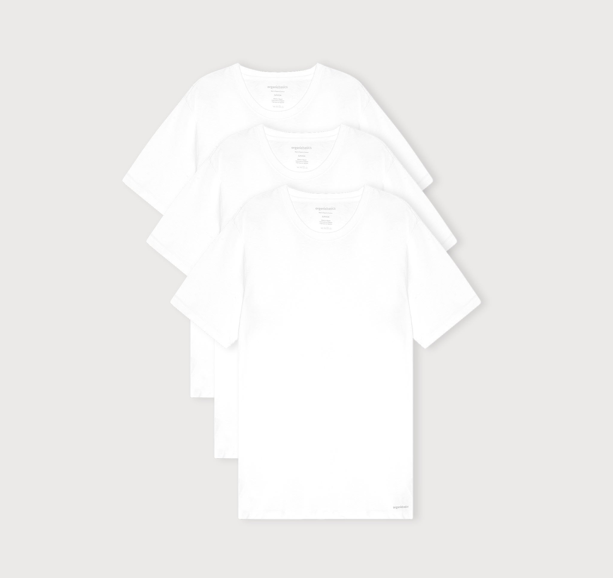ORGANIC COTTON<br>True Crewneck Tee 3-Pack