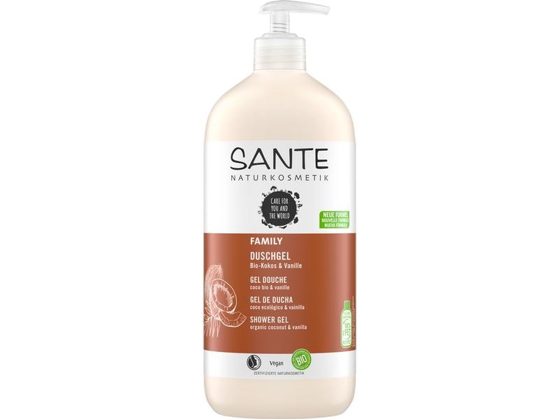 SANTE Duschgel Kokos und Vanille 950 g Natürliche Pflegedusche spendet Feuchtigkeit und ein weiches Hautgefühl