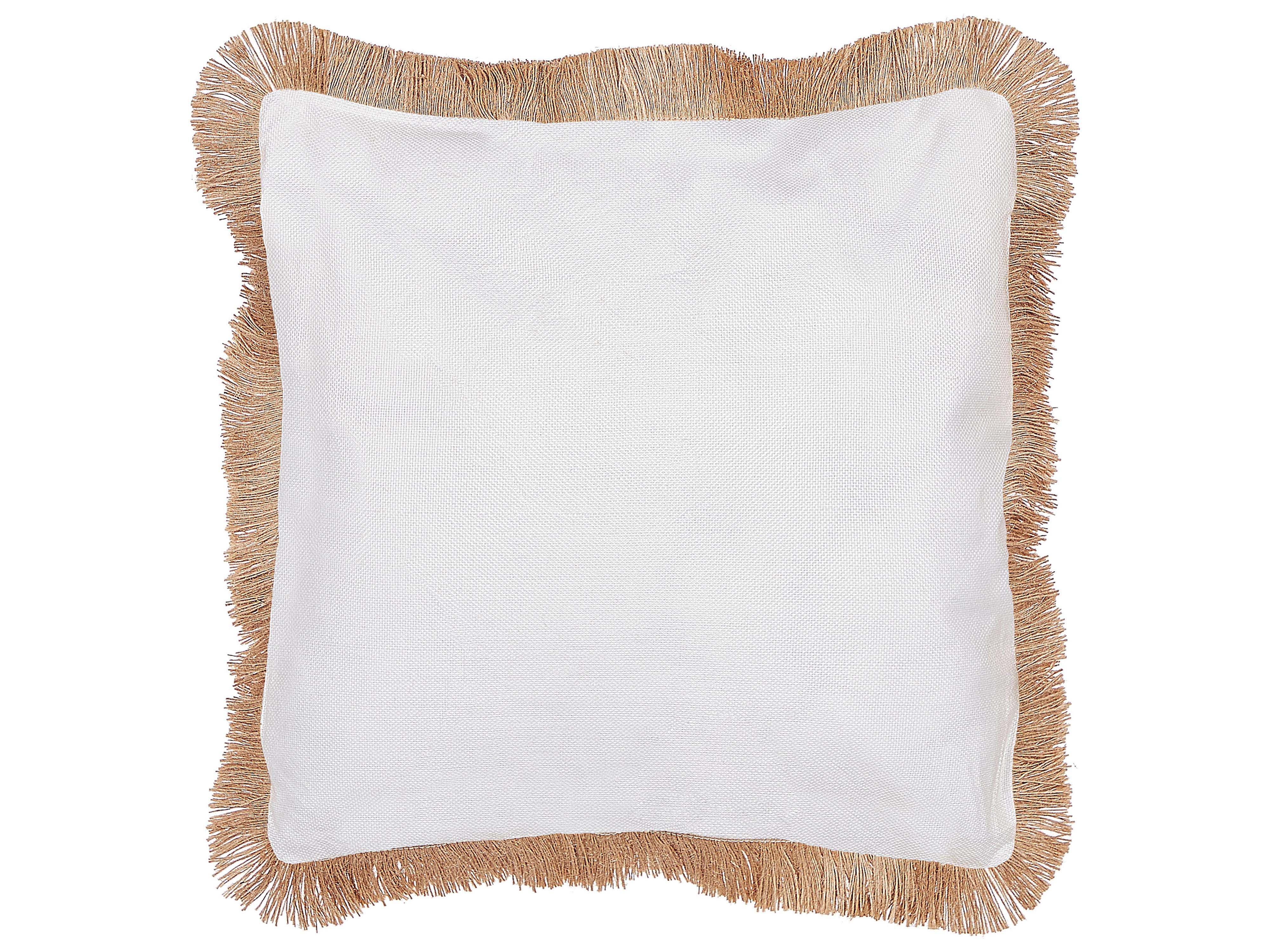 Set van 2 sierkussens AGRIMONY 45 x 45 cm Beige oosters patroon